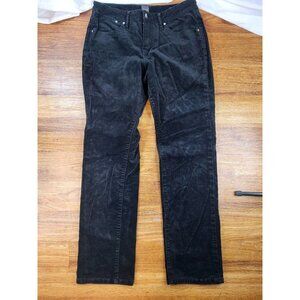 Jag‎ Size 10P Black Corduroy Mid Rise Slim Leg Pants